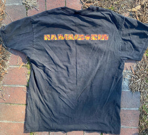 Rammstein Vintage 1998 (Blue Grape) Burning Man Shirt L