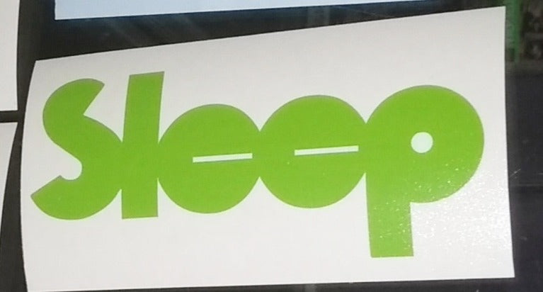 Sleep Decal