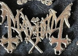Mayhem Metal Badge