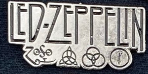 Led Zeppelin Metal Badge