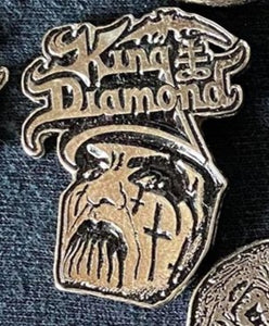 King Diamond Metal Badge