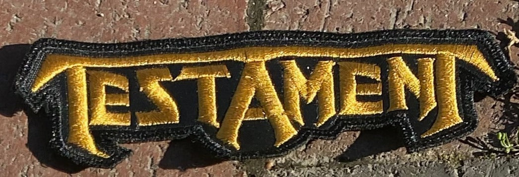 Testament Embroidered Patch