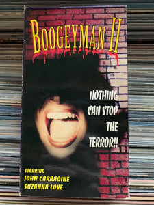 Boogeyman II VHS