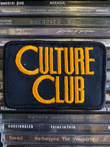 Culture Club Embroidered Patch