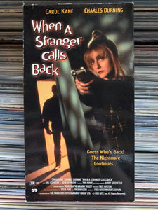 When a Stranger Calls Back VHS