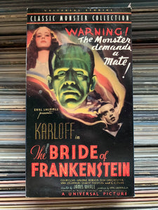 Bride of Frankenstein VHS