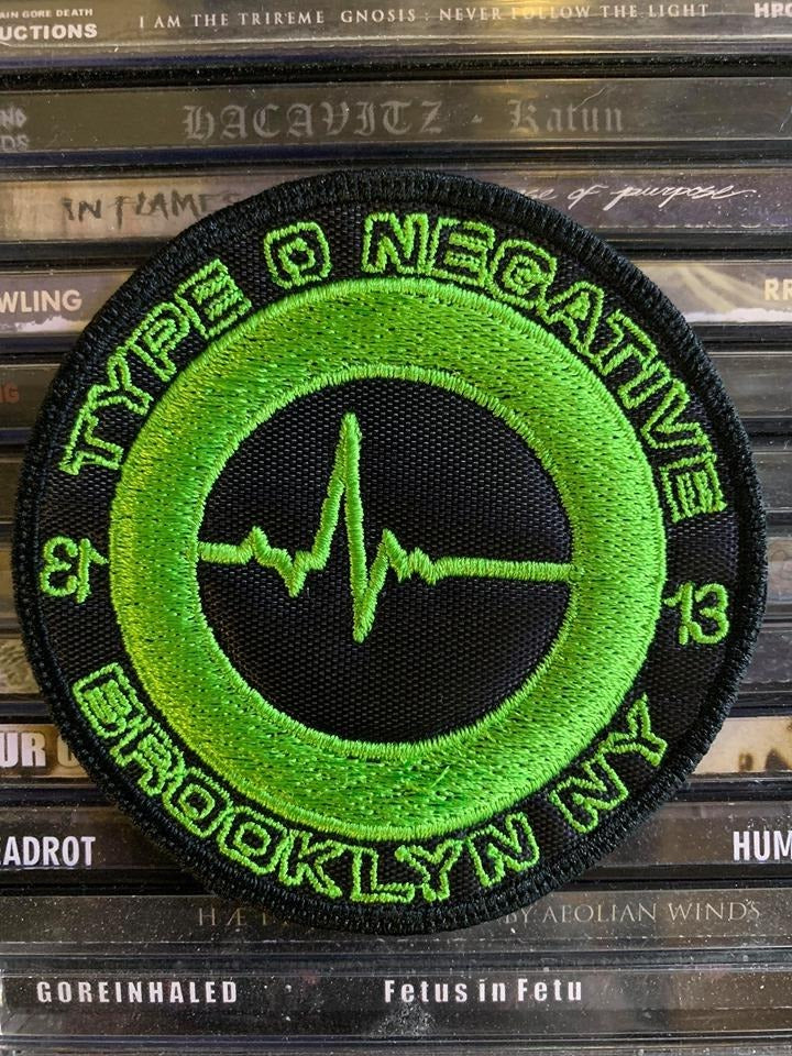 Type O Negative Embroidered Patch