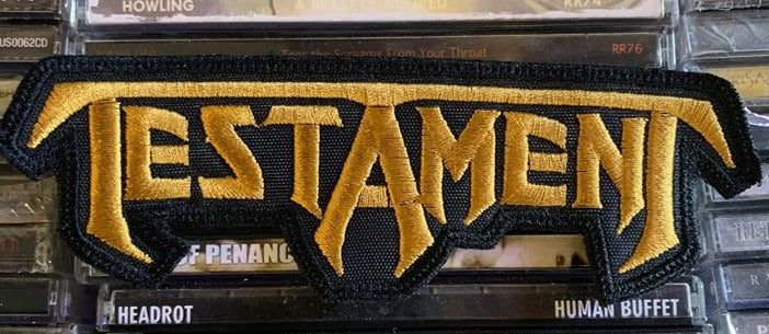 Testament Embroidered Patch