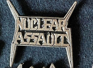 Nuclear Assault Metal Badge